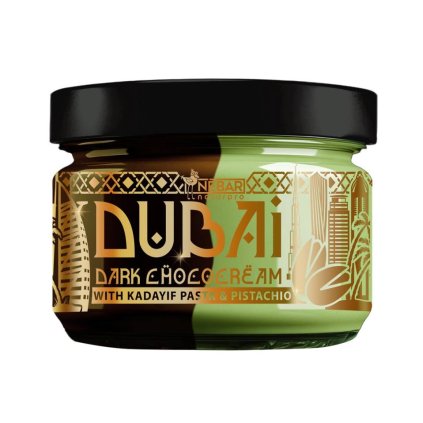 Nébar Dubai krém s příchutí hořké čokolády s pistáciemi a kadayifem (180 g) ♡
