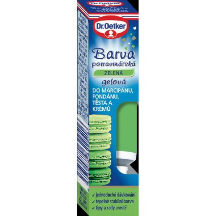 Barva gelová potravinářska zelená 10g  | Skvělé pro Váš domácí dort