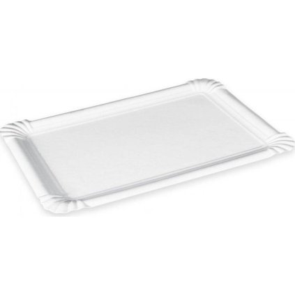 Papírový tácek bílý 20x13cm 100ks - Wimex  | Cukrářské potřeby