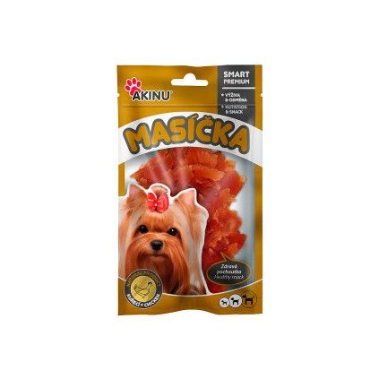 AKINU Kuřecí proužky pro psy 75 g