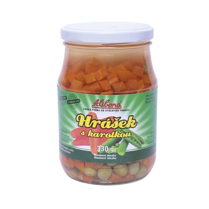 Alibona Hrášek s karotkou 330 g