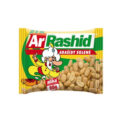 Ar. Rashid Arašídy pražené solené 60 g