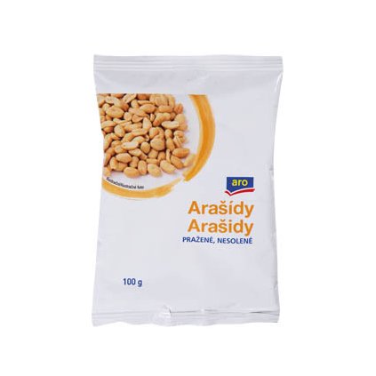 aro Arašídy pražené nesolené 100 g