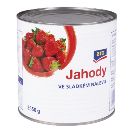aro Jahody ve sladkém nálevu kompot 2550 g