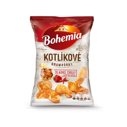 Bohemia Kotlíkové brambůrky sladké chilli paprika 100 g