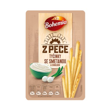 Bohemia z pece tyčinky smetana + cibulka 80 g