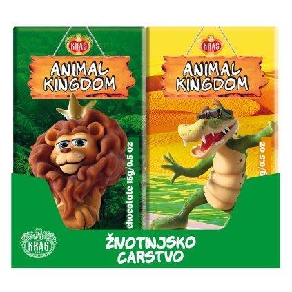 Animal Kingdom Království zvířat Čokoláda 15 g