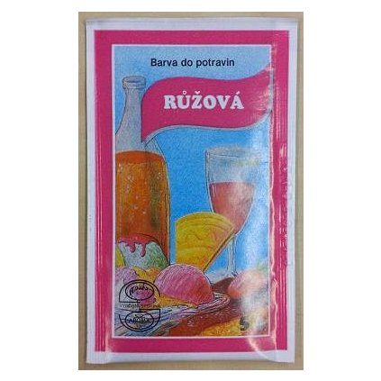 Potravinářská barva prášková (5 g) Růžová ♡