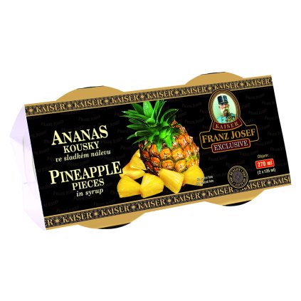 FRANZ JOSEF KAISER Ananas kousky 2 x 128 ml