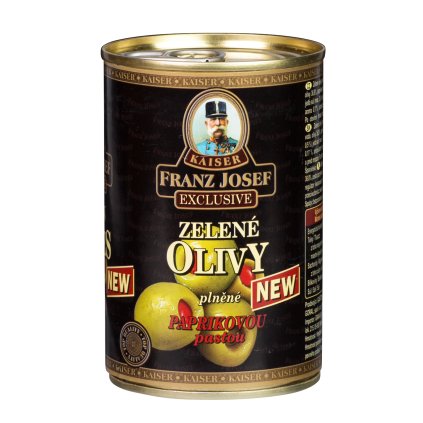 FRANZ JOSEF KAISER Olivy s paprikami nepálivé 314 ml
