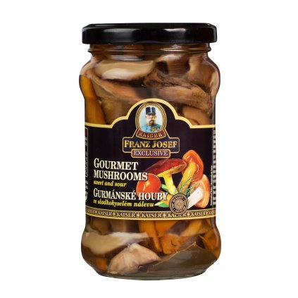 FRANZ JOSEF KAISER Gourmet houby ve sladkokyselém nálevu 314 ml