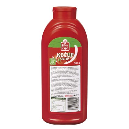 Fine Life Kečup ostrý 900 g