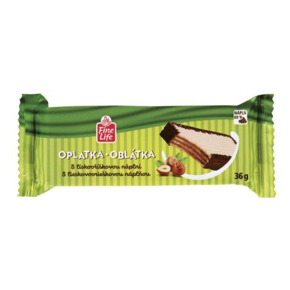 Fine Life Oplatka lískový oříšek 36 g