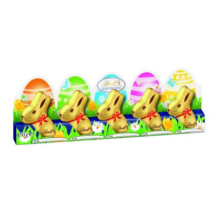 Lindt Gold Bunny Mini Milk 5 x 10 g Multipack - cena za 1ks (10g)