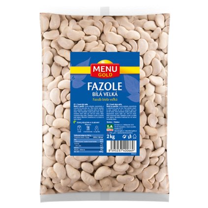 Gold Menu Fazole bílá velká 2 kg
