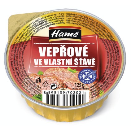 Hamé Vepřové ve vlastní šťávě 125 g