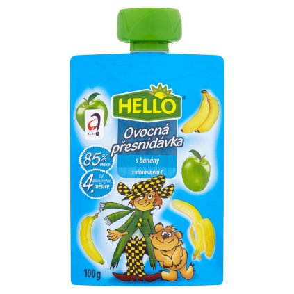 Hello Ovocná kapsička banán 100 g