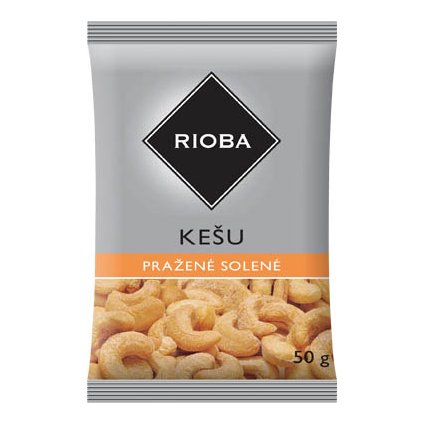 RIOBA Kešu pražené solené 50 g