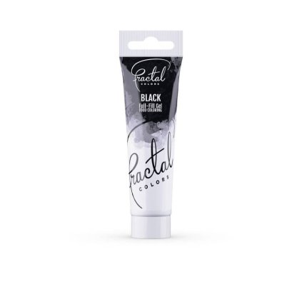 Gelová barva Fractal - Black (30 g) ♡