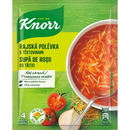 Knorr Polévka rajská s těstovinami (4 porce) 67 g