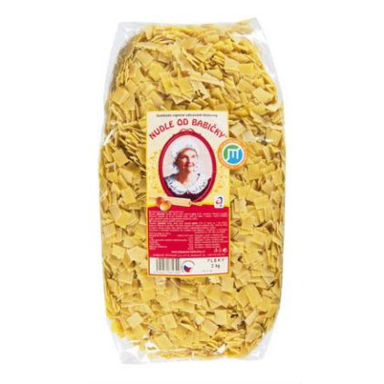 Dobšické těstoviny Nudle od babičky fleky 2 kg