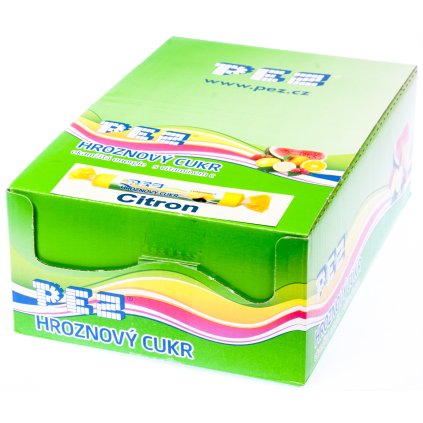 PEZ hroznový cukr citrónový 39 g