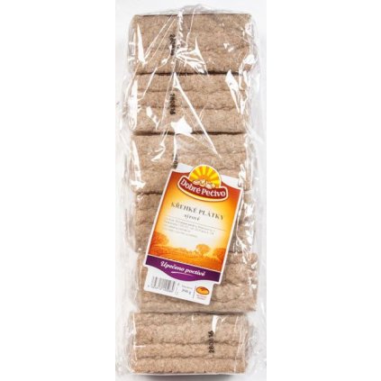 Dobré pečivo Plátky křehké sýrové 65 g