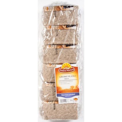 Dobré pečivo Plátky křehké tmavé 65 g