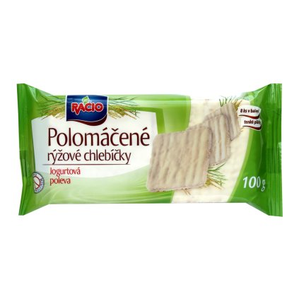 RACIO Chlebíčky rýžové s jogurtovou polevou 100 g