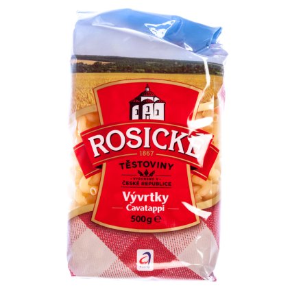 Rosické těstoviny Vývrtky bezvaječné 500 g