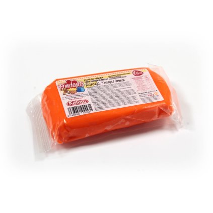 Potahovací hmota 1 Kg - oranžová - Kelmy  | Skvělé pro Váš domácí dort
