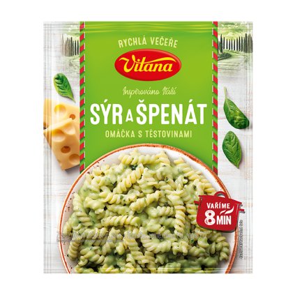 Vitana Omáčka sýrová / špenátová s těstovinami 154 g