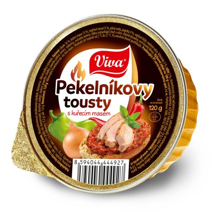 Viva Pekelníkovy tousty kuřecí paštika 120 g