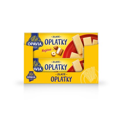 OPAVIA Zlaté oplatky nugátové 146 g