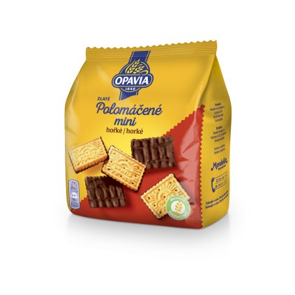 OPAVIA Zlaté polomáčené sušenky mini hořké 145 g