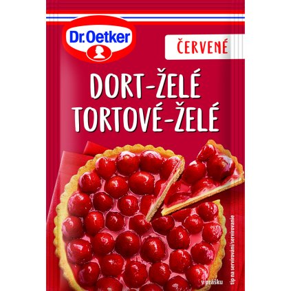Dr. Oetker Želé dortové červené 10 g
