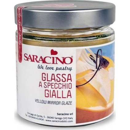 Zrcadlová poleva žlutá 350g - Saracino  | Skvělé pro Váš domácí dort