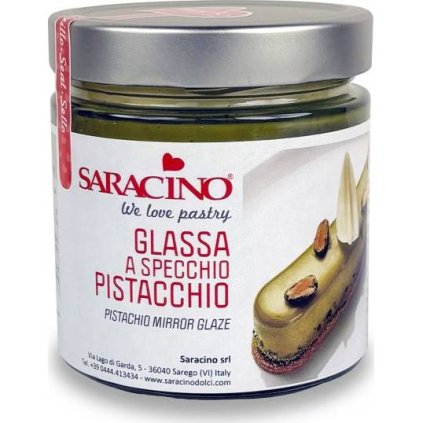 Zrcadlová poleva pistáciová 350g - Saracino  | Skvělé pro Váš domácí dort