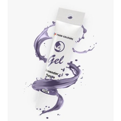 Food Colours gelová barva tuba Lavender Purple 30 g ♡