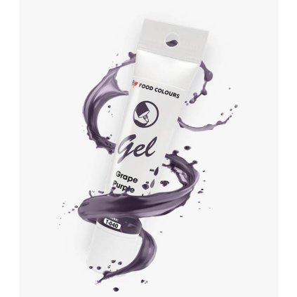 Food Colours gelová barva tuba Grape Purple 30 g ♡