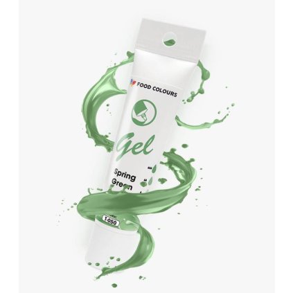 Food Colours gelová barva tuba Spring Green 30 g ♡