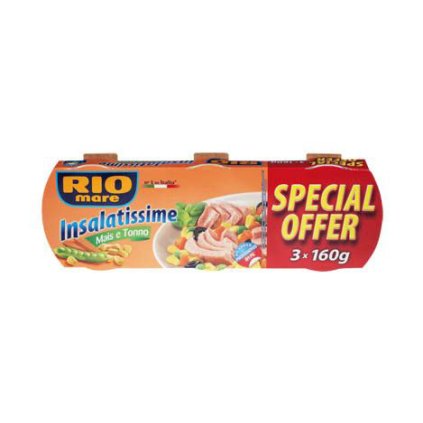 RIO mare Salát tuňákový + kukuřice 3 x 160 g