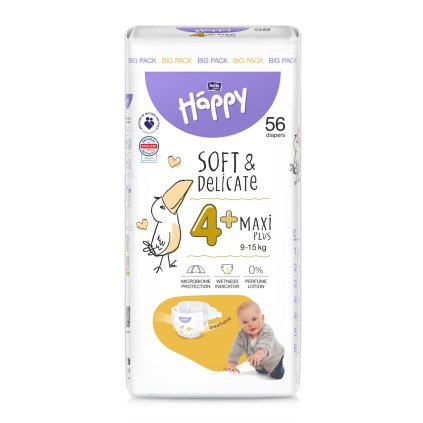 bella Happy Maxi Plus Á 56 ks
