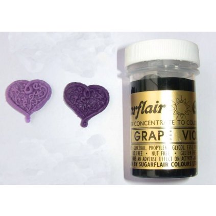 Gelová barva Sugarflair (25 g) Grape Violet /D_294