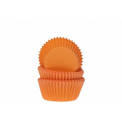Košíček na muffiny oranžový 50ks - House of Marie  | Cukrářské potřeby