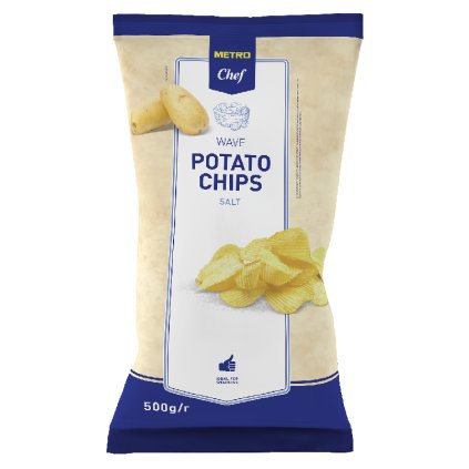 METRO Chef Chips sůl vroubky 500 g