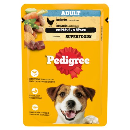 Pedigree Kapsička kuřecí zelenina ve šťávě pro psy 24 x 100 g