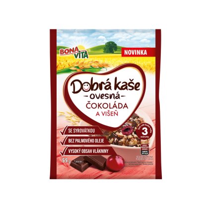 BONAVITA Dobrá kaše čokoláda višeň 55 g