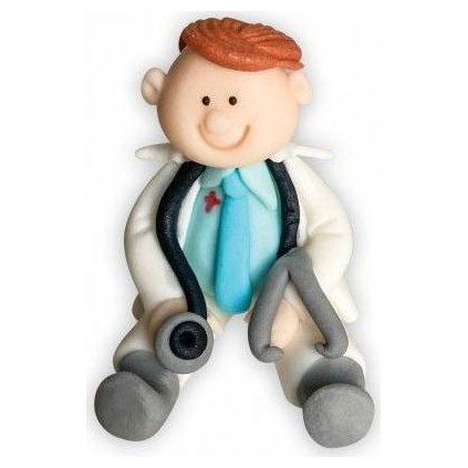 Cukrová figurka doktor 6cm - Dekor Pol  | Skvělé pro Váš domácí dort