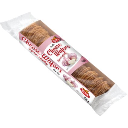BRICK sýrové oplatky česnek 24 x 100 g